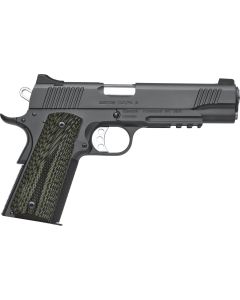 Kimber Mfg, Inc 3200338 TLE II10mm Auto 8+1 5" Stainless Match Grade Barrel, Matte Black Serrated Steel Slide, Matte Black Steel Frame w/Beavertail &amp; Picatinny Rail, Aggressively Textures G-10 Grip