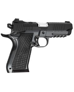 Kimber Mfg.,inc 3100018 KDS9C Rail 9mm 10+1 4.09" KimPro Gray/Black Front and Rear Serrations Stainless Steel G-10 Grip