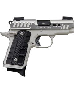 Kimber Mfg.,inc 3300223 Micro 9 Rapide Black Ice 9mm 7+1 3.15" Silver/Grey KimPro II Black G10 Grip