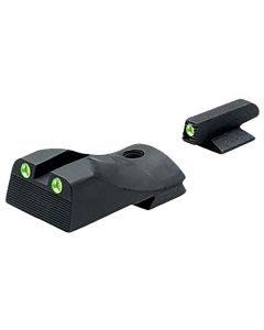 Kimber Mfg.,inc ML11212 1911 Slant Fixed Night Sight SetGreen/Tritium Black Outline Front Sight-Green/Tritium Black Outline Rear Sight