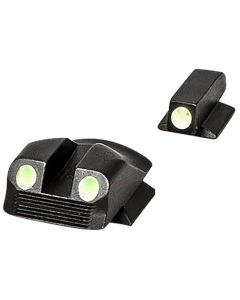 Kimber Mfg.,inc ML11229 Micro.380/Micro9 Sight SetGreen/Tritium Black Outline Front Sight-Green/Tritium Black Outline Rear Sight