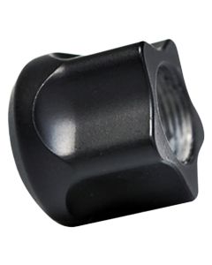 Timber Creek Outdoors 1/228TPBLC Thread ProtectorBlack Billet Aluminum 1/2"x28