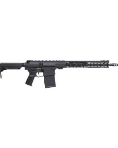 CMMG 33A590C-AB Resolute MK3 8.6 Blackout 20rd 16.10" Black Nitride 7075-T6 Aluminum Receiver 15" M-LOK Handguard CMMG Zeroed Grip