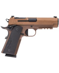 Sig Sauer 1911XCA45CXR3 1911 XCarry 45 ACP 8rd 5.75" Black DLC Coyote PVD Optic Ready Stainless Steel Slide Coyote PVD Black G10 Grip