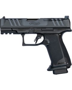 Walther Arms 4796040 PDP F-Series Pro 9mm Luger 18+1 4" Black Steel Barrel, Black Serrated/Optic Ready Steel Slide, Black Polymer Frame w/Picatinny Rail, Medium Backstrap Grip