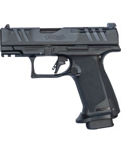 Walther Arms 4796064 PDP F-Series Pro 9mm Luger 10+1 3.50" Black Steel Barrel, Black Serrated/Optic Ready Steel Slide, Black Polymer Frame w/Picatinny Rail, Medium Backstrap Grip