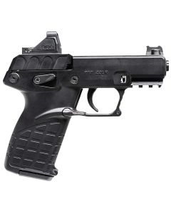Kel-Tec P17BBLKOPTIC P17Compact Frame 22 LR 16+1 3.80" Black Steel Barrel, Black Serrated Steel Slide, Black Polymer Frame w/Picatinny Rail, Textured Grip, Viridian RFX-11 Green Dot, Ambidextrous