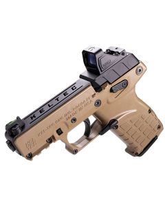 Kel-Tec P17BTANOPTIC P1722 LR 16+1 3.80" w/Optic &amp; Holster Tan