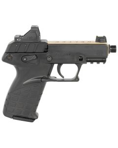 Kel-Tec P17TANBLKOPTIC P1722 LR 16+1 3.80" w/Optic &amp; Holster Tan/Black