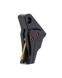 Tyrant CNC TDGTRIG5BLACKGOLD I.T.T.S Trigger/Shoe Black Glock Gen5