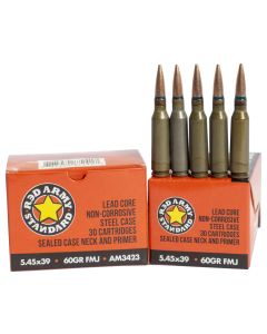 Red Army Standard AM3423 5.45x39mm 60gr Full Metal Jacket 30 Per Box/48 Case