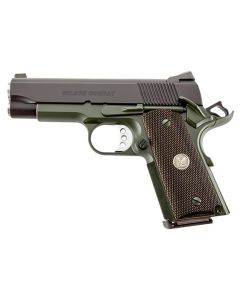 Wilson Combat WCQBCTACA CQB Compact *CA Compliant 45 ACP 8+1 4" Carbon Steel Slide Diamond Wood Grip