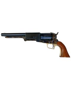 Cimarron CA020C00 1847 Walker Dragoon US 44 6 Shot 9" Blued Steel Barrel Blued Engraved Cylinder Color Case Hardened Steel Frame Walnut Grip Exposed Hammer