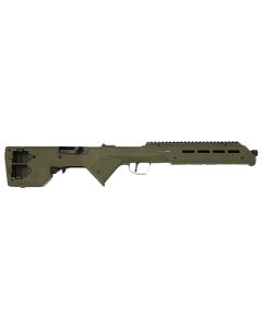 Desert Tech TRKRF2218GRNTrek-22 Green Compact 22 LR 18" Free Floating Steel Barrel, Picatinny Rail Receiver, M-LOK Handguards, Fixed Polymer Stock, Suppressor Ready