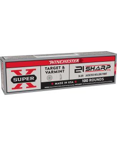 Winchester Ammo X21JHP Super X21Sharp 34gr Jacketed Hollow Point 100 Per Box/20 Case