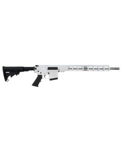 Great Lakes Firearms GL15350SSWHT16 GLFA350 Legend 5+1 18" Stainless Threaded Barrel, White Cerakote Picatinny Rail Aluminum Receiver, M-LOK Handguard Black Synthetic Stock, Mil-spec Polymer Grip