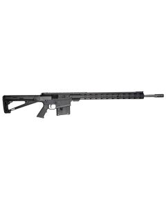 Great Lakes Firearms GL10LA7PRCSSBLK GLFA7mm PRC 5+1 24" Stainless Threaded Barrel, Black Cerakote Picatinny Rail Aluminum Receiver, M-LOK Handguard, Hogue Fixed Black Synthetic Stock, Mil-Spec Grip