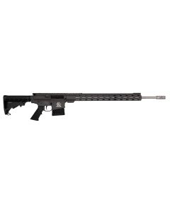 Great Lakes Firearms GL10243SSTNG GLFA243 Win 5+1 24" Stainless Threaded Barrel, Tungsten Cerakote Picatinny Rail Aluminum Receiver, Adjustable Black Synthetic Stock, Mil-spec Polymer Grip