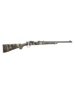 Ruger 7421 77/357357 Mag 5+1 18.50" Blued Threaded Barrel, Blued Integral Scope Mount Steel Receiver, Fixed Kryptek Obskura Nox Camo Synthetic Stock, Thread Protector