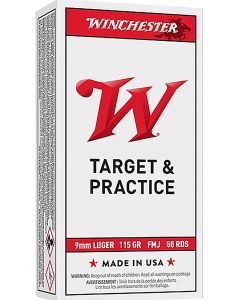 Winchester Ammo Q4172X 9mm 115gr Full Metal Jacket 50 Per Box/10 Case
