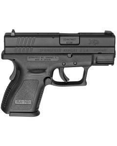 Springfield Armory XD9802HC XDCompact Frame 40 S&amp;W 12+1, 3" Black Melonite Steel Barrel &amp; Serrated Steel Slide, Black Polymer Frame w/Picatinny Rail