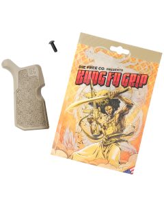Die Free Co Llc KFGFDE Kung Fu GripFlat Dark Earth Nylon Fits AR15/M4/AR10/SR25