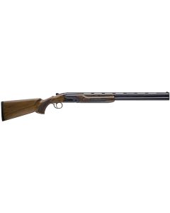 Charles Daly 930394 202E12 Gauge Break Open 3" 2rd 28" Black Over/Under Vent Rib Barrel, Black Engraved Steel Receiver, Fixed w/Pistol Grip Walnut Stock