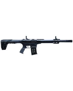 Charles Daly 930411 AR-12A12 Gauge Semi-Auto 3" 5+1 18.50" Black Steel Barrel, Black Picatinny Rail Aluminum Receiver, Black Adj w/Pistol Grip Synthetic Stock