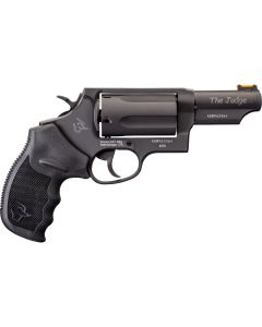 Taurus 2441031T Judge45 Colt (LC)/410 Bore 5rd 3" Matte Black Oxide Steel Barrel, Cylinder &amp; Frame, Black Ribber Grip, Exposed Hammer