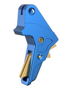 Tyrant CNC TDMPTRIGFSCBLUE/GOLD Blue Fits S&amp;W M&amp;P Full-Size &amp; Compact
