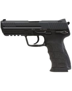 HK 81001113 HK45 V1 45 ACP 10+1 4.46" Black Polygonal Rifled Barrel, Black Cerakote Serrated Steel Slide, Black Polymer Frame w/Picatinny Rail, Ambidextrous