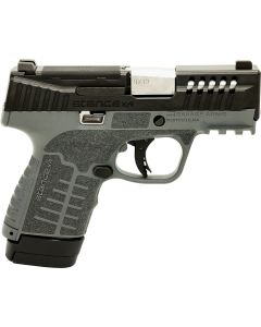 Savage Arms 67066 Stance XR Micro Frame 9mm Luger 13+1 3.20" Stainless Steel Barrel, Black Nitride Ported Steel Slide, Gray Stainless Steel Frame w/Picatinny Rail, Gray GFN Grip, Ambidextrous