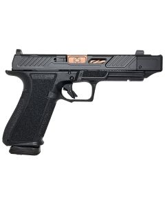 Shadow Systems SS2239CA DR920P Elite 9mm 10+1 Bronze TICN Black Nitride Optic Cut/Serrated/Window Cut Stainless Steel Slide Black Black Interchangeable Backstrap Grip *CA Compliant