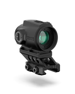 Swampfox Optics RMPS120RB Raider Micro Prism Black 1x 20mm Tube 6 MOA Green Dot Reticle Red Laser