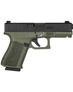 TriStar 85776 Apoc9mm Luger 15+1 4.02" Black Steel Barrel, Black Cerakote Serrated Steel Slide, Multicam Cerakote Polymer Frame w/Accessory Rail, Textured Grip