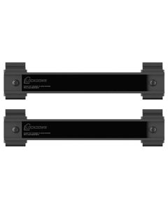 Lockdown 1215349 SecurewallBlack 8" Steel 2 Pack
