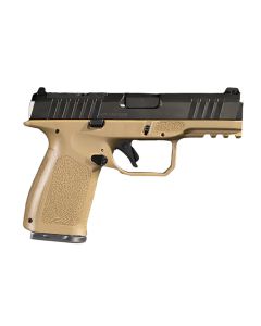 Rost Martin RM1CFDEOSP10CA RM1C *CA Compliant 9mm 10+1 4" Black Steel Barrel, Black Tenifer Optic Ready/Serrated Steel Slide, Flat Dark Earth Polymer Frame w/Picatinny Rail, Textured Grip