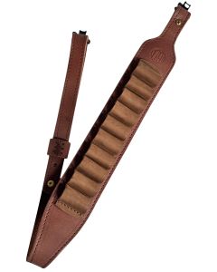 1791 Gunleather HNTAS12BRWA Hunt Ammo Sling Oiled Brown Leather 32" to 37" OAL Shotgun