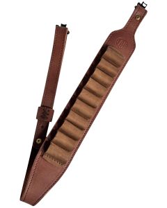 1791 Gunleather HNTASLRBRWA Hunt Ammo Sling Oiled Brown Leather 32" to 37" OAL Rifle