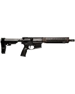 Daniel Defense 0208806030067 DDM4 MK18 No Magazine 10.30" Black Threaded Barrel, Black Hardcoat Anodize Aluminum Picatinny Rail Receiver, SB Tactical SBA3 Brace, Black Overmolded Grip, Ambidextrous