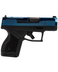Taurus 1-GX4M931-B GX4Micro-Compact Frame 9mm Luger 13+1 3.06" Satin Black DLC Stainless Steel Barrel, Blue PVD Serrated Alloy Steel Slide, Matte Black Stainless Steel Frame, Textured Grip