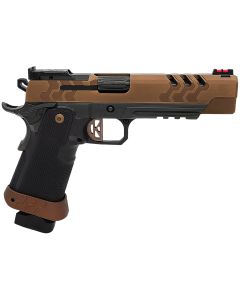Kimber Mfg.,inc 3500053 2K11 Target (OR)9mm 20+1 5" High Polished w/ Coyote PVD, Brush Polish Flats w/ DLC Coating Stainless Steel Slide Aluminum Grip