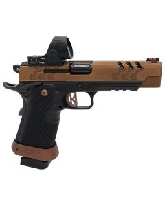 Kimber Mfg.,inc 3500055 2K11 Target (OI)9mm 20+1 5" High Polished w/ Coyote PVD, Brush Polish Flats w/ DLC Coating Stainless Steel Slide Aluminum Grip