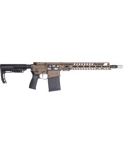 Patriot Ordnance Factory 02064 Rifle Rogue 308 Win 20+1 13.75" Patriot Brown Cerakote