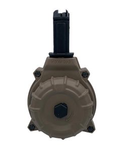 ProMag DRMA22-FDE 50rd Drum 9mm Fits CZ Scorpion Flat Dark Earth DuPont Zytel Polymer
