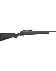 Mossberg 28228 Patriot Carbine 308 Win 5+1 18" Matte Blued Threaded Bull Barrel, Matte Blued Picatinny Rail Receiver, Black Fixed Synthetic Stock