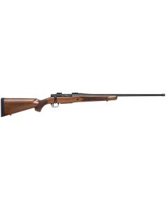 Mossberg 28239 PatriotFull Size 7mm PRC 3+1 24" Matte Blued Fluted Threaded Barrel, Drilled &amp; Tapped Matte Blued Stainless Steel Receiver, Walnut Fixed Stock