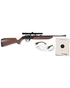 Crosman 760BKT 760 Pumpmaster Rifle Kit Pump 177 Black Black Receiver Black Scope 4x15mm