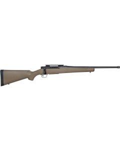 Mossberg 28263 Patriot Predator Full Size 400 Legend 4+1 20" Matte Blued Threaded Barrel, Matte Blued Picatinny Rail Receiver, Fixed Flat Dark Earth Synthetic Stock