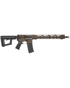 Diamondback DB1718K071 DB15 Carbon Series 5.56 NATO 30+1 16" Black Nitride Threaded Barrel, Midnight Bronze Cerakote Picatinny Rail Aluminum Receiver, Adjustable Black Synthetic Stock, Magpul MOE Grip